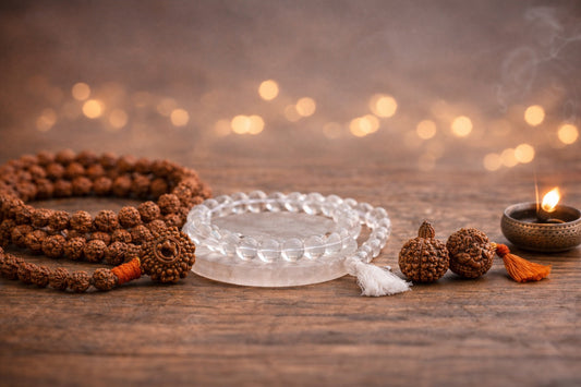 Rudraksha vs Crystal Bracelets: Which One Should You Choose?