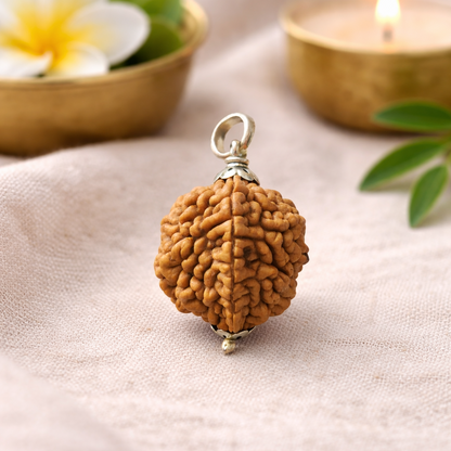 2 Mukhi Rudraksha Locket (Two Mukhi / Do Mukhi) – Harmony, Lab Certified