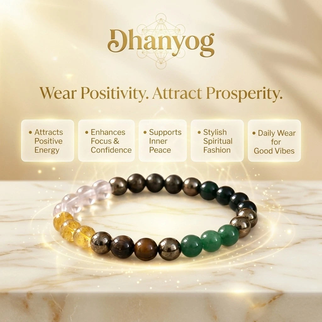 dhanyog bacelet image wear positivity and attract positivity