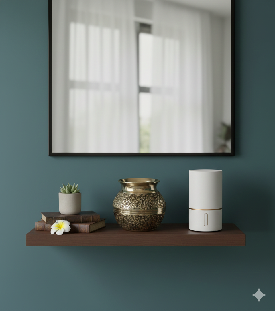 Hand-Engraved Nakshi Brass Lota – Antique Floral Kalash for Luxury Pooja Decor