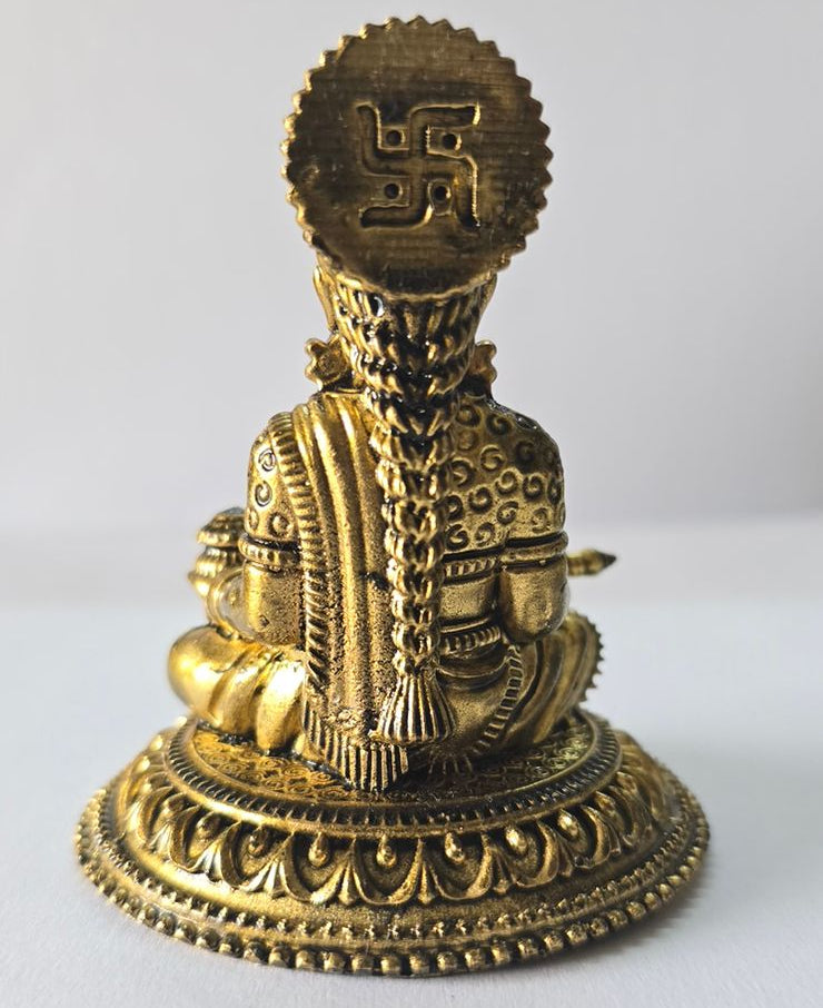 Brass Annapurna Devi Idol – 2.4 Inch (Small) Goddess of Food & Nourishment