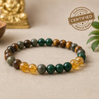 Money Magnate Bracelet | Lab-Certified Multi-Crystal