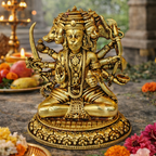 Panchmukhi Hanuman Idol - 3.15 Inch 205g Brass
