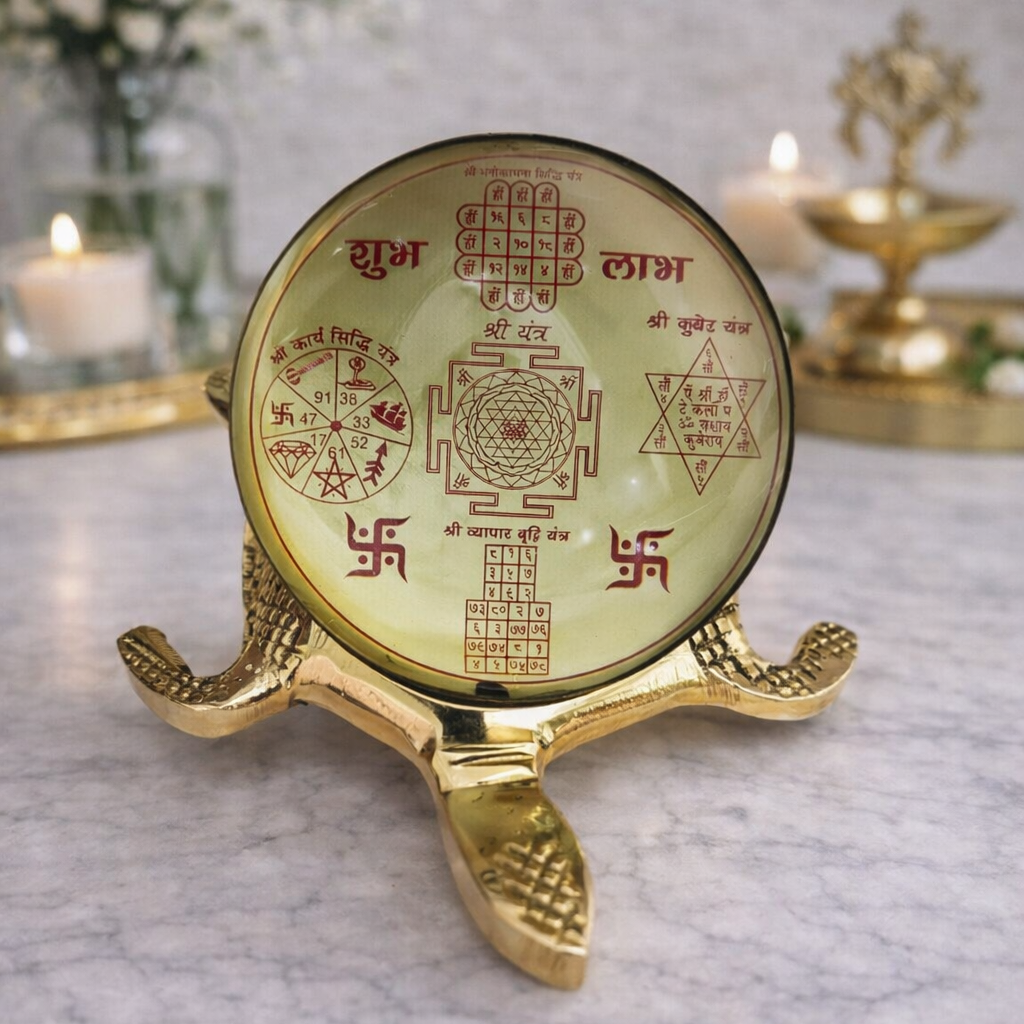 Shree Vyapar Vriddhi Yantra Medium – Blessed Sacred Geometry for Business Prosperity and Success